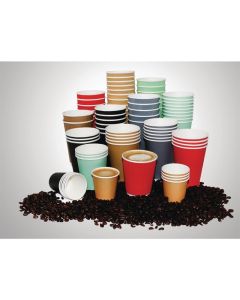 Fiesta Recyclable koffiebeker enkelwandig zwart 455ml (1000 stuks)