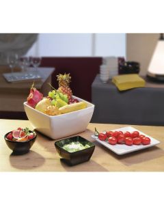 APS Pure vierkante melamine kom wit 25x25cm