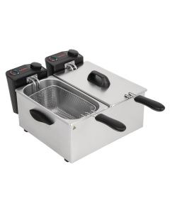 Caterlite dubbele friteuse voor licht gebruik 2x 3,5L