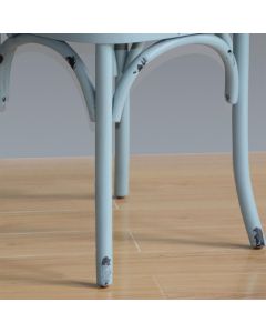 Bolero houten stoel met gekruiste rugleuning antiek blue wash