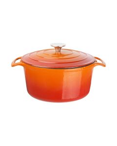 Vogue ronde inductie braadpan oranje 4L