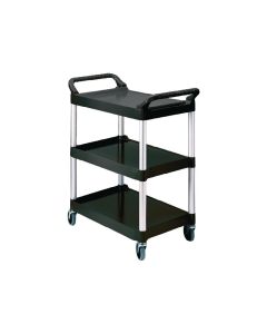 Rubbermaid compacte trolley zwart