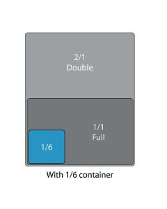 Vogue RVS GN 1/6 bak 200mm
