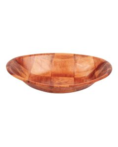 Ovale houten kom klein