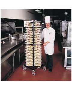 Jackstack verrijdbaar bordenrek 104 borden