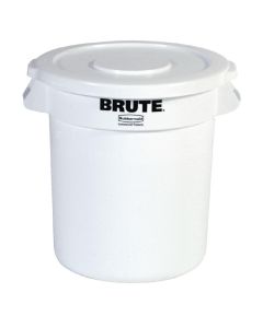 Rubbermaid Brute ronde container wit 37,9L