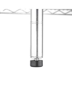 Vogue voorraadrek met 4 schappen 122x45,7cm