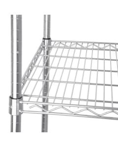 Vogue voorraadrek met 4 schappen 152,5x46cm