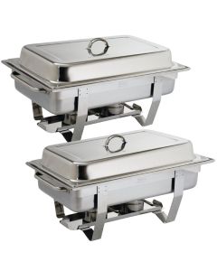 Olympia Milan chafing dish set GN 1/1 (2 stuks)