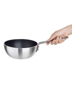 Vogue anti-aanbak aluminium conische sauteuse 20cm