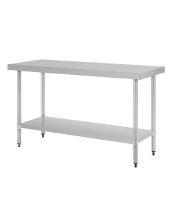 Vogue RVS werktafel zonder achteropstand 90x150x60cm