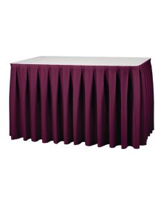 Tafelrok Boxpleat bordeaux