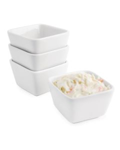 Olympia Whiteware amuseschaaltjes 7,5x7,5x5cm
