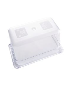 Vogue polycarbonaat bak transparant GN 1/4 150mm