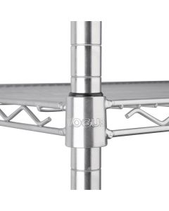 Vogue voorraadrek met 4 schappen 122x61cm