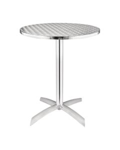 Bolero ronde tafel met kantelbaar RVS blad 60cm