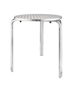 Bolero ronde stapelbare RVS tafel 60cm