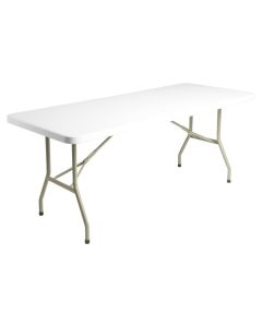 Bolero rechthoekige klaptafel grijs 183cm