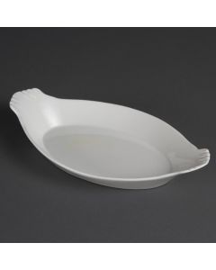 Olympia Whiteware ovale gratineerschalen 32x17,7cm