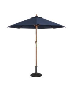 Bolero ronde donkerblauwe parasol 2,5 meter