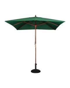 Bolero vierkante groene parasol 2,5 meter