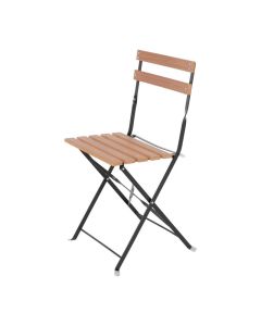 Bolero opklapbare imitatiehout stoelen