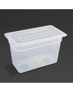 Vogue Polypropylene GN1/3 bak met deksel 200mm