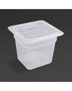 Vogue Polypropylene GN1/6 bak met deksel 150mm