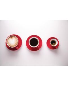 Olympia Café koffiekoppen rood 23cl