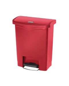 Rubbermaid pedaalemmer rood 30ltr