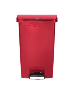 Rubbermaid pedaalemmer rood 50ltr