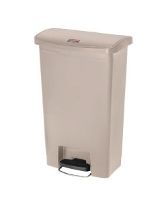 Rubbermaid pedaalemmer beige 50ltr