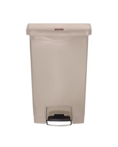 Rubbermaid pedaalemmer beige 50ltr