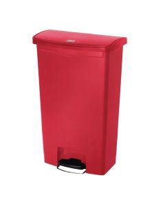 Rubbermaid pedaalemmer rood 68ltr