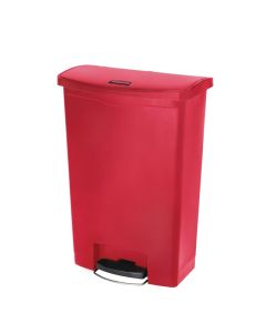 Rubbermaid pedaalemmer rood 90ltr