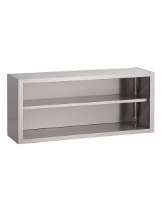 Gastro M RVS open wandkast 80cm