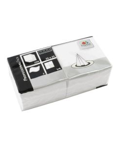 Fasana papieren cocktailservetten wit 24x24cm