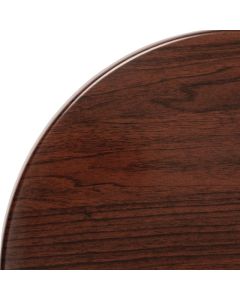 Bolero tafelblad 80cm rond donkerbruin