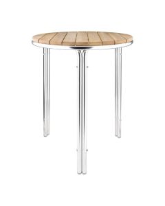 Bolero ronde essen en aluminium tafel 60cm