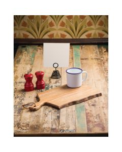 Olympia acaciahouten plank golvende rand 38,5x21,5cm