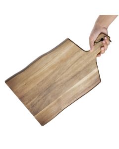 Olympia acaciahouten plank golvende rand 35,5x25cm