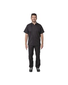 Chef Works Springfield unisex koksbuis met rits zwart M