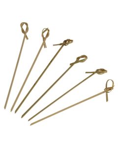Biologisch afbreekbare bamboe knoopprikkers 12cm