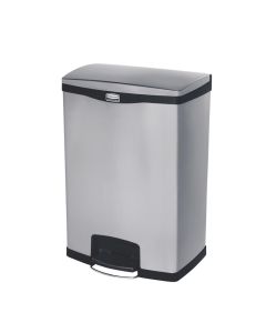 Rubbermaid Slim Jim Front Step pedaalemmer RVS 90L