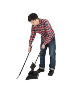 Jantex veger en blik lange steel 30cm breed