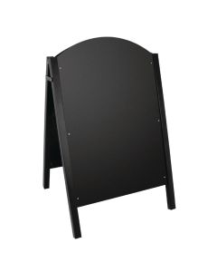 Olympia stoepbord met zwart metalen frame