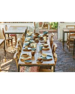 Olympia Kiln driehoekige borden blauw 28cm