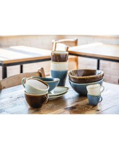 Olympia Kiln cappuccinokopjes blauw 23cl