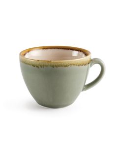 Olympia Kiln cappuccinokopjes mosgroen 23cl