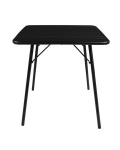 Bolero vierkante stalen tafel zwart 70cm